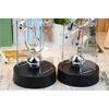 Metal and Plastic Double-Swinging Chaotic Desk Sculpture Electric Forever Motion Toy Balance Pendulum Balls