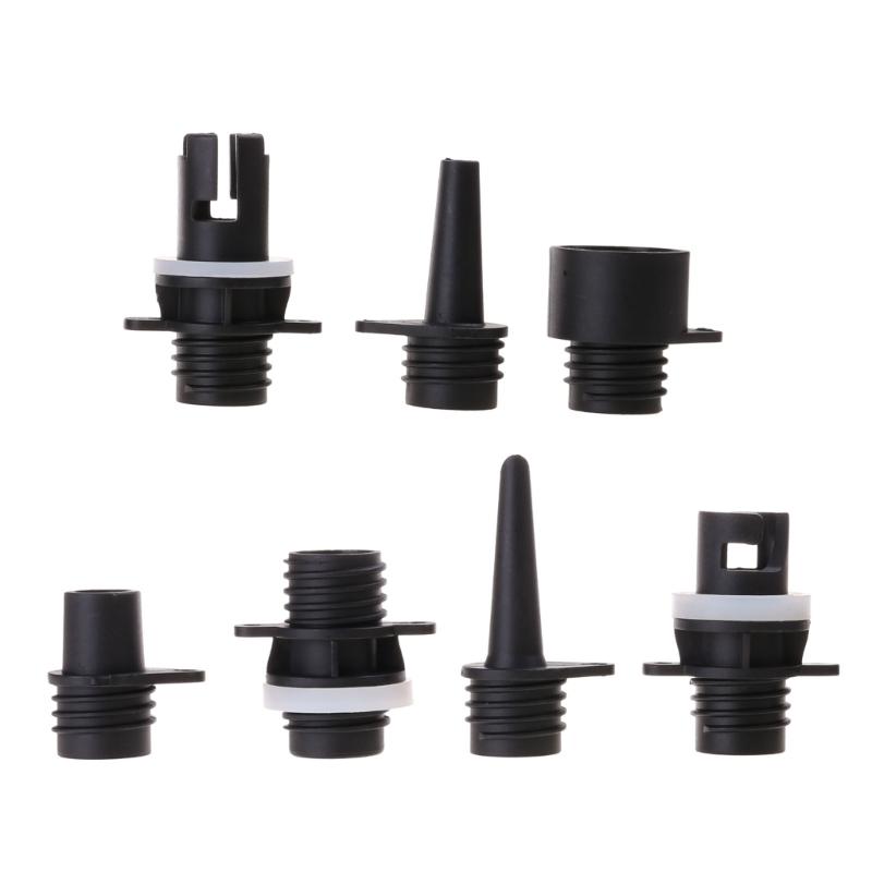 Paddle Board Pumps Adapter Hose Inflatable Boats  Pumps Adapter & Air Hose Replacement with 7 Air Valves Nozzle