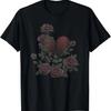 Black Roses Broken Heart Goth Art T-Shirt