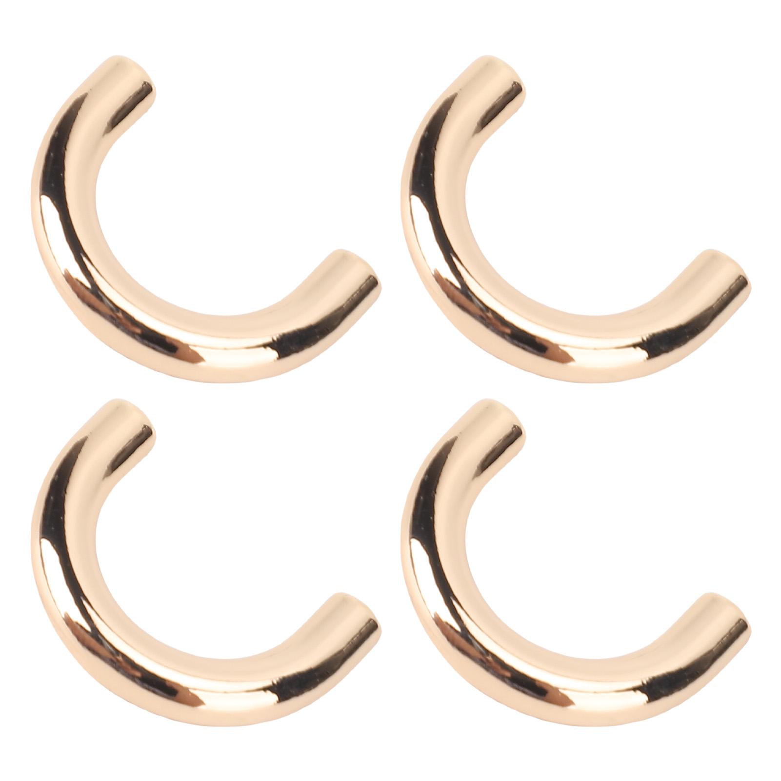 

20 комплектов D-образных соединительных пряжек из цинкового сплава и железа, многофункциональные, с гальваническим покрытием, D-образные золотой