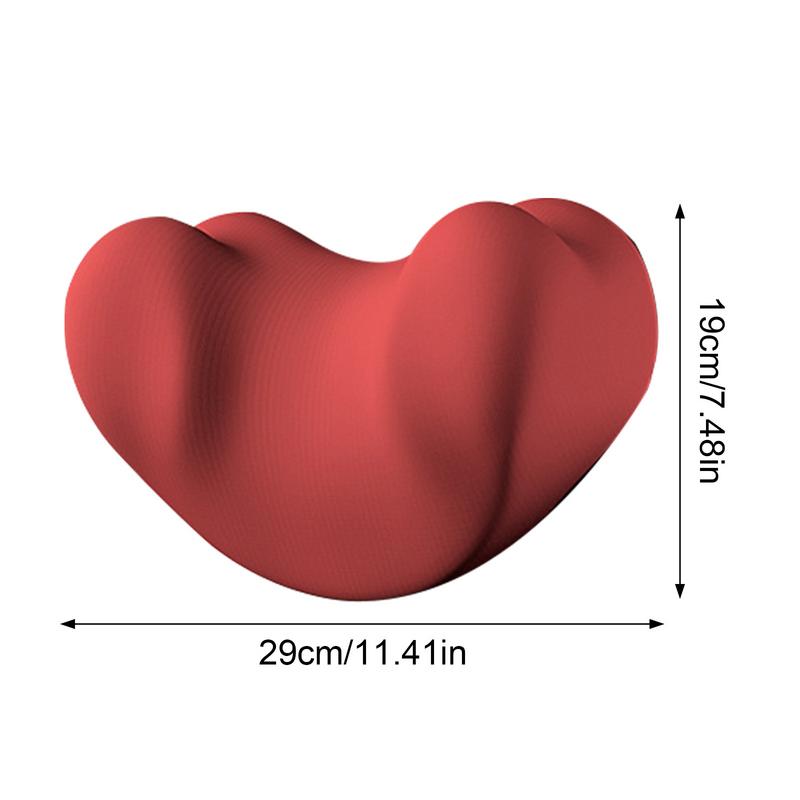Autositz Nackenkissen Ergonomisches Herzförmiges Kopfstützkissen für Auto Atmungsaktives Kopfstützkissen für lange Fahrten für LKWs SUVs