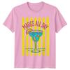 Margs All Day Womens T-Shirt Margarita Drinking Summer Gift For Her