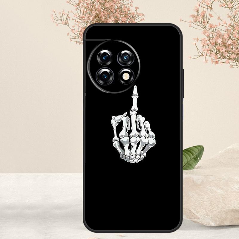 Middle Finger Case For OnePlus 15R 13R 13T 15 13 12 12R 11 10T 8 9 10 Pro Nord 5 CE 4 3 Lite N20 N30 Cover
