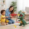 Soft Ball Design Dinosaur Launch Ejector Competition Feature Pneumatic Soft Ball  Children Play