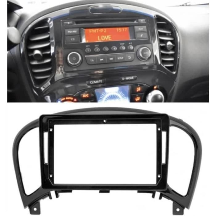Kit de montage autoradio - sound-way - nissan juke - 9 pouces - noir brillant - adaptateur can bus