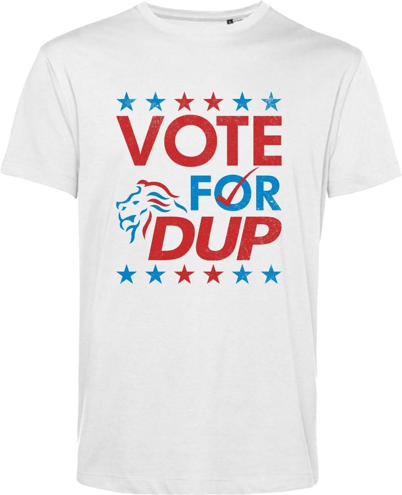 Dup T Shirt Vote For Dup TShirtDemocratic Unionist Party Tshirt Uk Elections S