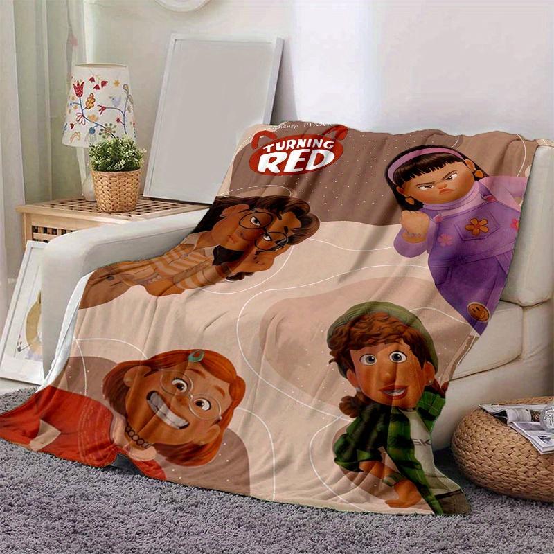 

1pc, Disney Pixar Turning Red Home Decorative Throw Blanket Perfect for Couch, Bedroom, Living Room, Travel, Camping 80x120cm