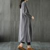 Long Dress for Slimming Plus Loose Layered Solid Maxi Layered Suitable for Stylish [JINJUDUO] Women, Spring, Summer, Autumn, Effect, Sizes, Fit, Look,