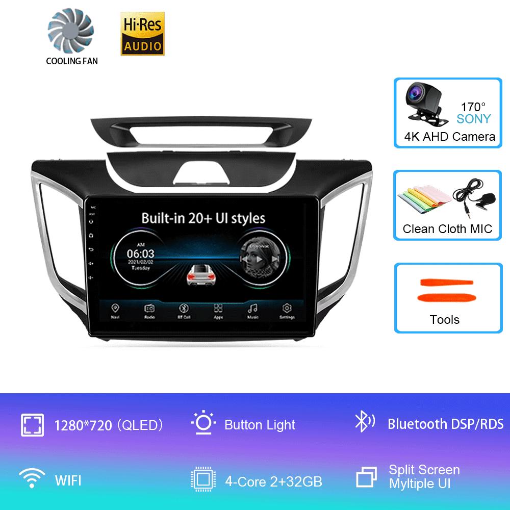 Android 14 Car Radio For Hyundai Creta IX25 2015 - 2019  Multimedia Video Player Navigation stereo GPS  No 2din 2 din dvd
