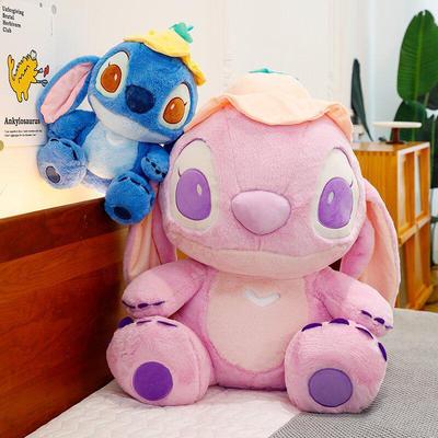 Cross-Border Stitch Plush Toy - Cute Lotus Leaf Hat Stitch Doll Pillow