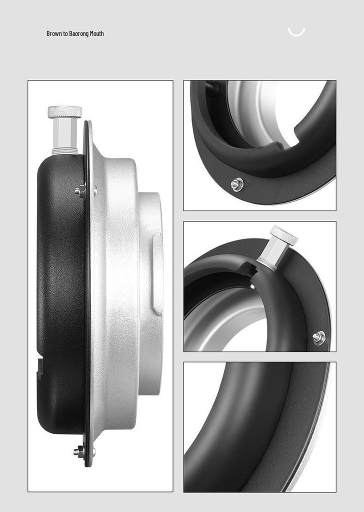 Bronica Flash Holder Adapter Ring for BaoFutou Ailinglong Mount