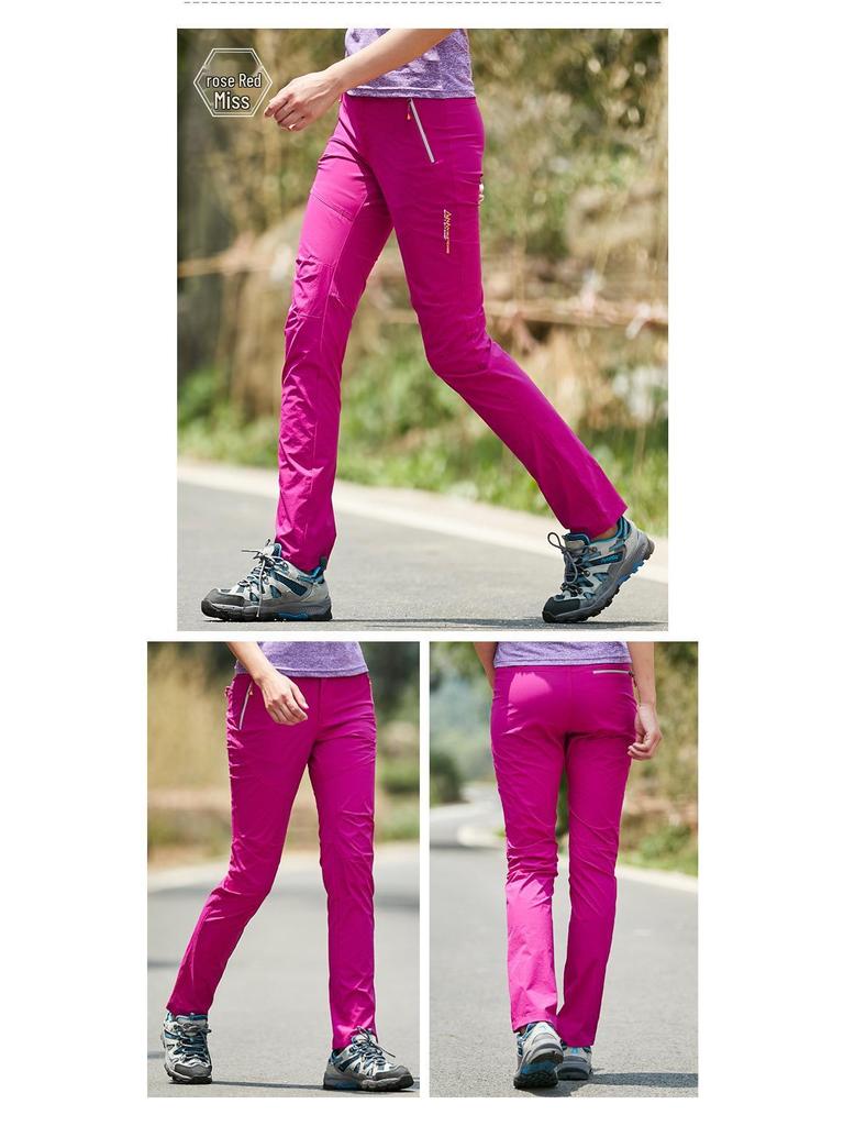 Unisex Quick-Dry Hiking Pants: Thin, Breathable, Plus Size, Loose-Fit Windbreakers for Outdoor Sports