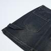 LAP Square Pocket Twisted Line Denim Skirt Aq3Ds861