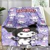 1PC Kuro-mi Flannel Blanket, Use for Birthday/Holiday Gift, Soft Blanket for Sofa/Bed/Camping/Office/Tourism Use,All Seasons