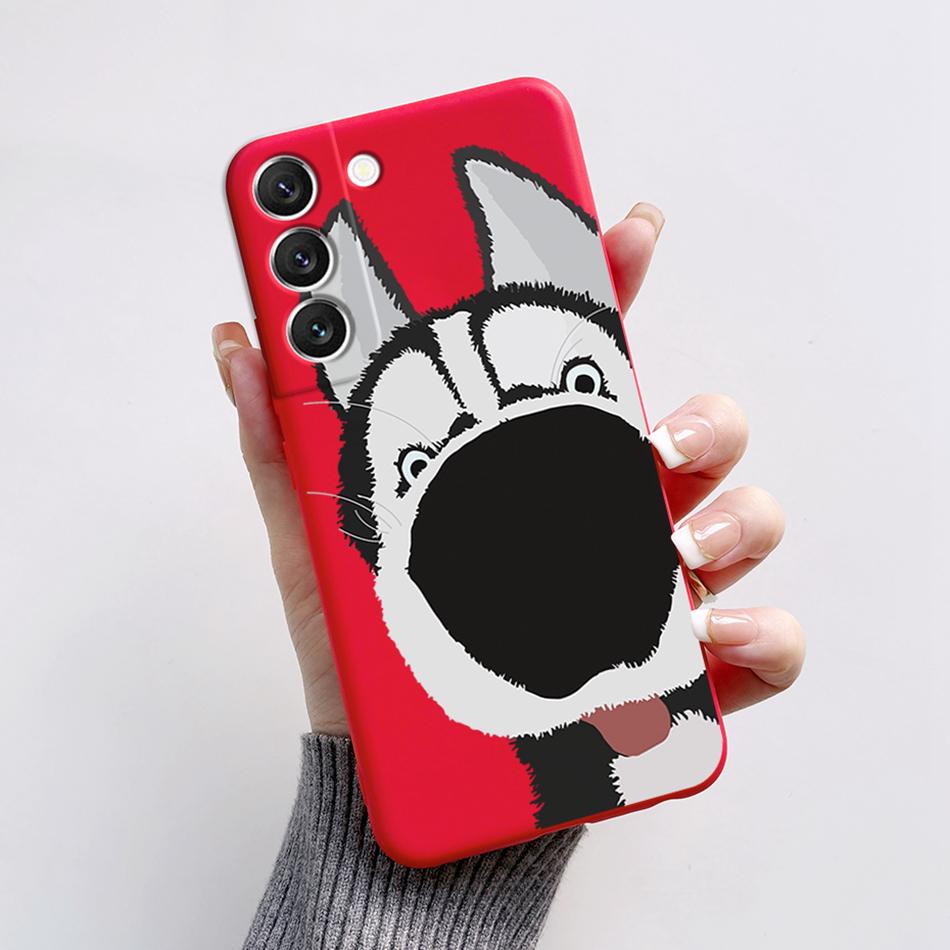 Case For Samsung Galaxy S22 Bags S 22 Plus Ultra Cover Protective Silicone Funda Astronaut Phone Case Coque For Samsung S22 Capa