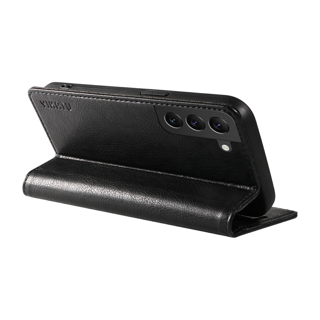 YIKATU YK-006 For Samsung Galaxy S21 FE 5G Case Anti-Drop Leather Wallet Phone Cover