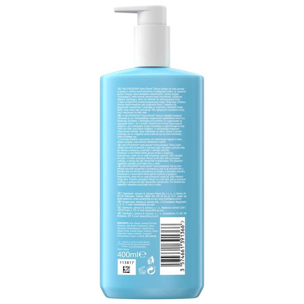 Neutrogena Hydro Boost Body Lotion, Gel 400