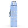 1PC I Might Be Laid Back Light Text 750ml Color Plastic Sports Water Bottle Leakproof Flip Straw Lid Suitable for Sports Office Home Use