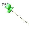 Colorful Frog Ornaments for Potted Plants Garden Stakes, Waterproof Resin Miniature Ornaments, Cute Figurines, Succulents Decorative Stakes
