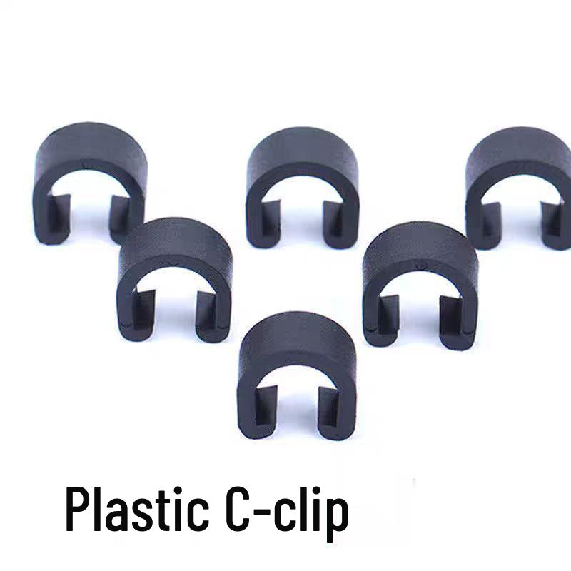 Mountain Bike Brake & Gear Cable Clip C/U-Type