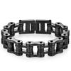 Personalized Titanium Steel Bicycle Chain, Men'S Atmospheric Simple Stainless Steel Bicycle Chain Bracelet, Locomotive Chain Bracelet