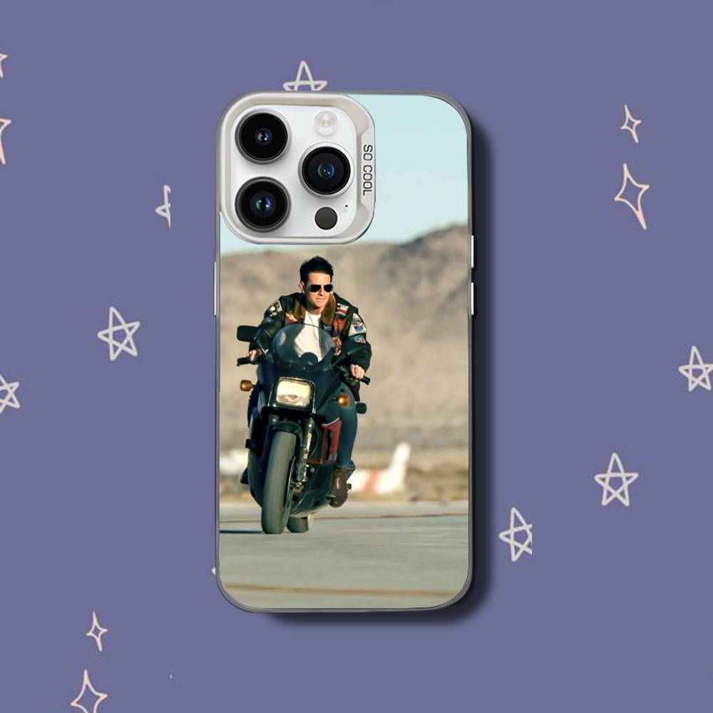 M-Movie Top Gun M-Maverick Phone Case For iPhone 17,16,15,14,13,12,11,Pro,XS,Max,Plus,Mini,SE White Candy Matte Shockproof Cover