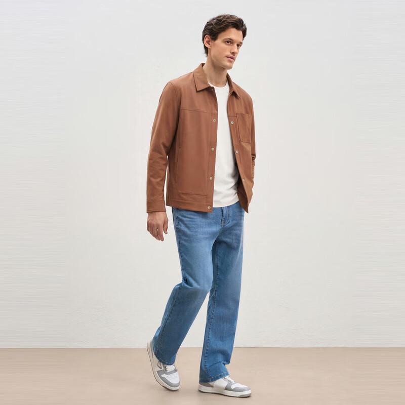 EMZ Men's Casual Lapel Jacket