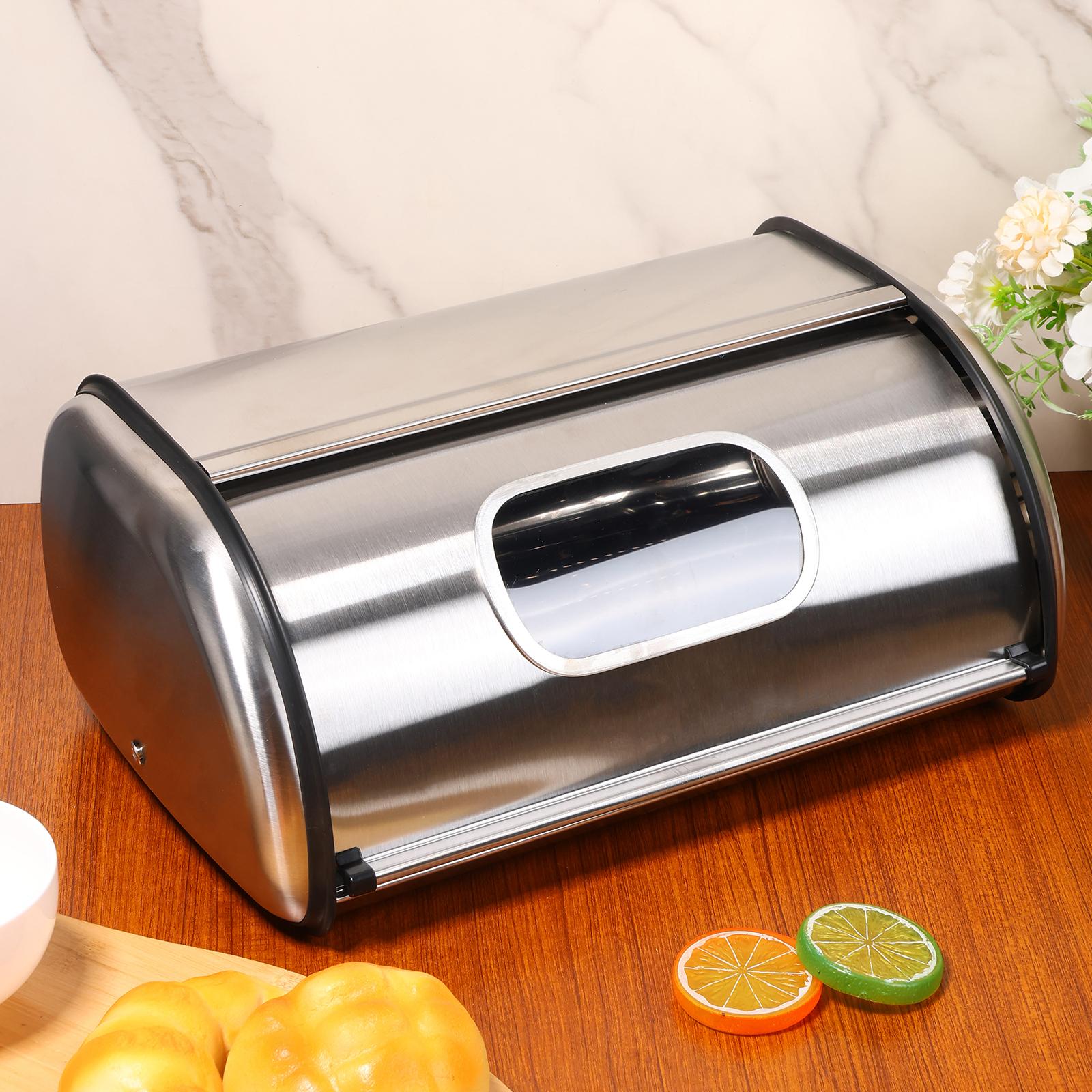 Stainless Steel Bread Box Large Capacity