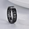 Lover Titanium Steel 6mm Hollow Out Ring Jewelry
