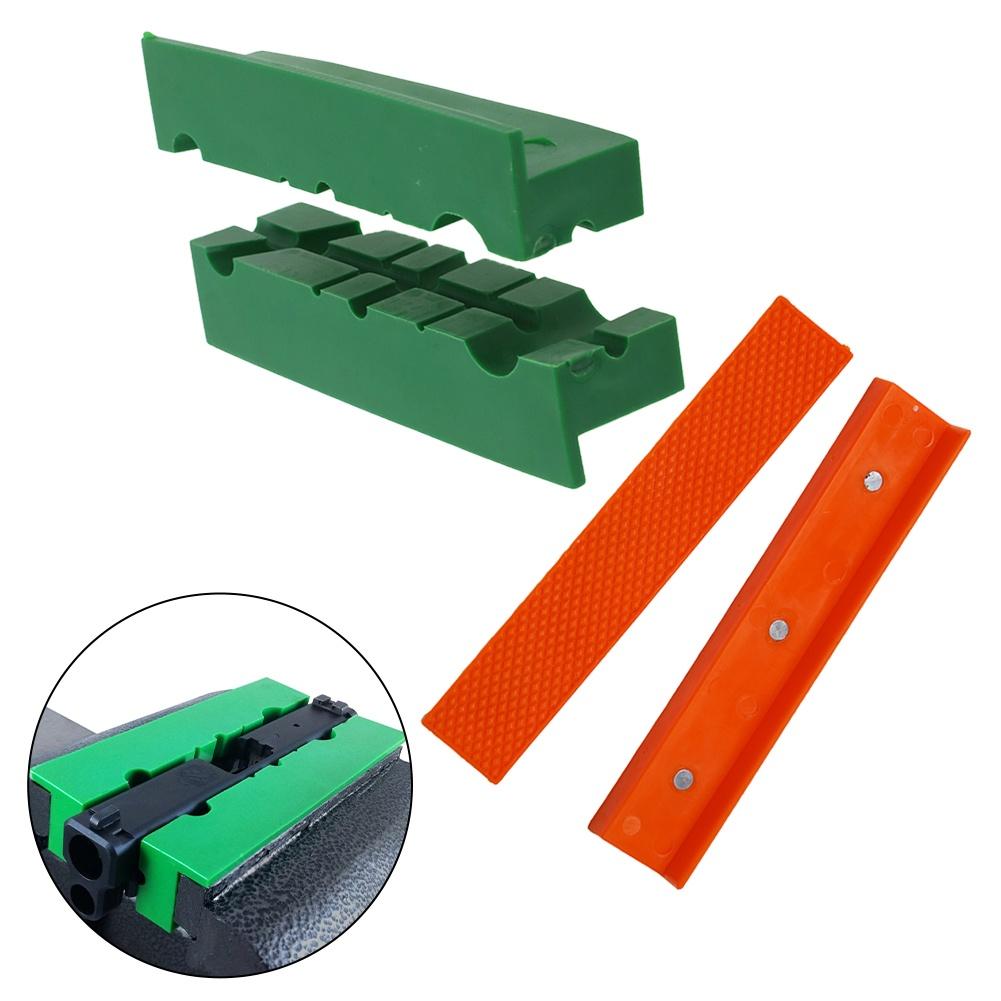Soft 6in Vise Jaw Pads 2pcs with Magnetic Fixing for Metal Vise and Drill Press Compatible with Milling Machines