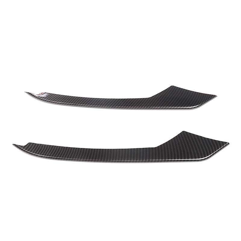 

Автомобильный противотуманный фонарь, декоративный защитный чехол для Ford Mustang 2015-2018, внешние аксессуары для автомобиля, углеродное волокно черного цвета