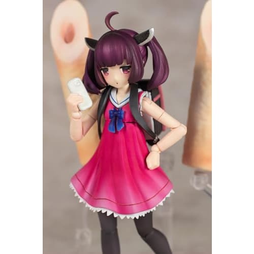 PM Office A Plafia Tohoku Kiritan Mini Figure Set, Approximately 120mm Tall, 1/12 Scale, Pre-Colored Plastic Model Kit, PP249