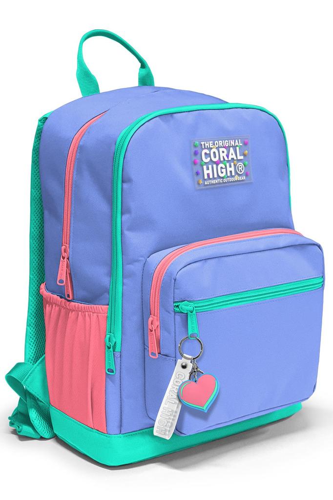 coral high Tiefblauer Schulrucksack 23641