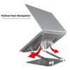 Suporte para laptop de liga de alumínio, dobrável, ângulo de altura ajustável, dissipação de calor, antiderrapante, portátil, tablet, computador, suporte de elevação, acessórios para PC