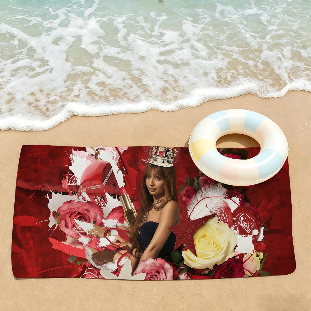 Singer P-PinkPantheress Towel Drying Bath Towel Applicable To Light Swimming Camping Yoga Beach Out