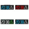 Modern Minimalist Digital Alarm Clock With Led Display And Usb Power For Bedroom Decor
