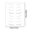 Lower Eyelash Tattoo Long-Lasting Waterproof And Sweatproof Simulation 3D False Eyelash Enlarge Double Under Eye Eyelash Sticker