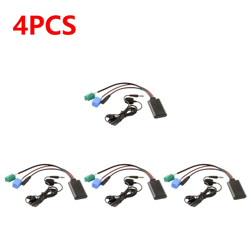 Car Bluetooth-Compatible 5.0 Aux Cable Microphone Handsfree Mobile Phone Free Calling Adapter for Renault Megane Espace Kangoo