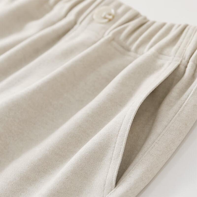 Shangdou Bila Women's Winter Cropped Wool Blend Casual Pants