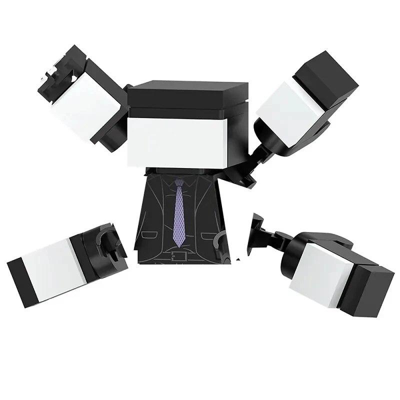 Toilette Mini Actionfiguren Titan TV Mann Sprecher Kameramann Ziegel Montage Bausteine ​​Spielzeug für Kinder