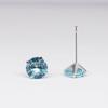 925 Sterling Silver Zircon Birthstone Earrings for Women – Simple Crystal Design