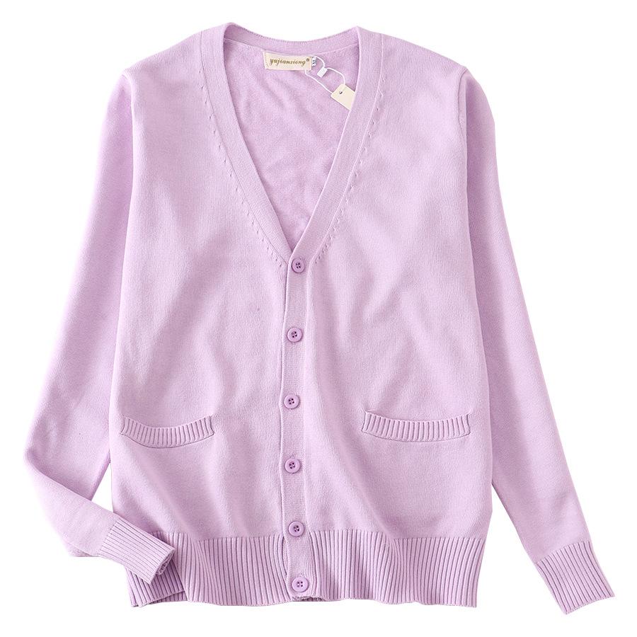 Japanese JK Style Soft Knit Cardigan Sweater for Students