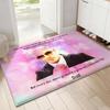 Mr 305 p-Pitbulls Worldwide Floor Mat Soft Thickened Flannel Door Mat Non-Slip Living Room Rug Home Decor