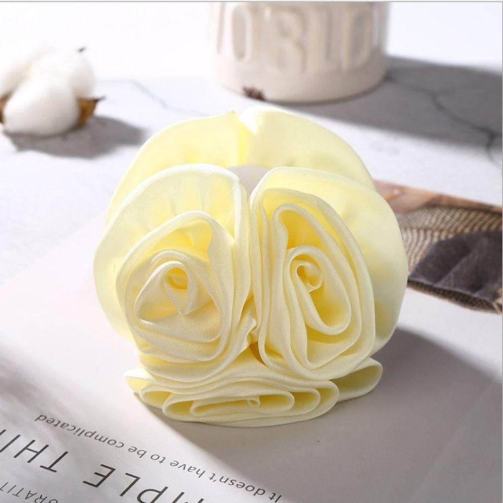 Jaw Clips Headwear Resin Women Headwear Hair Claws Roses Flowers Hair Clips