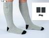 Heated Socks with 2 * 5000mAh Power Bank, Winter USB Electric Warming Socks, 3 Heat Settings, 5H+ Lasting, Machine Washable