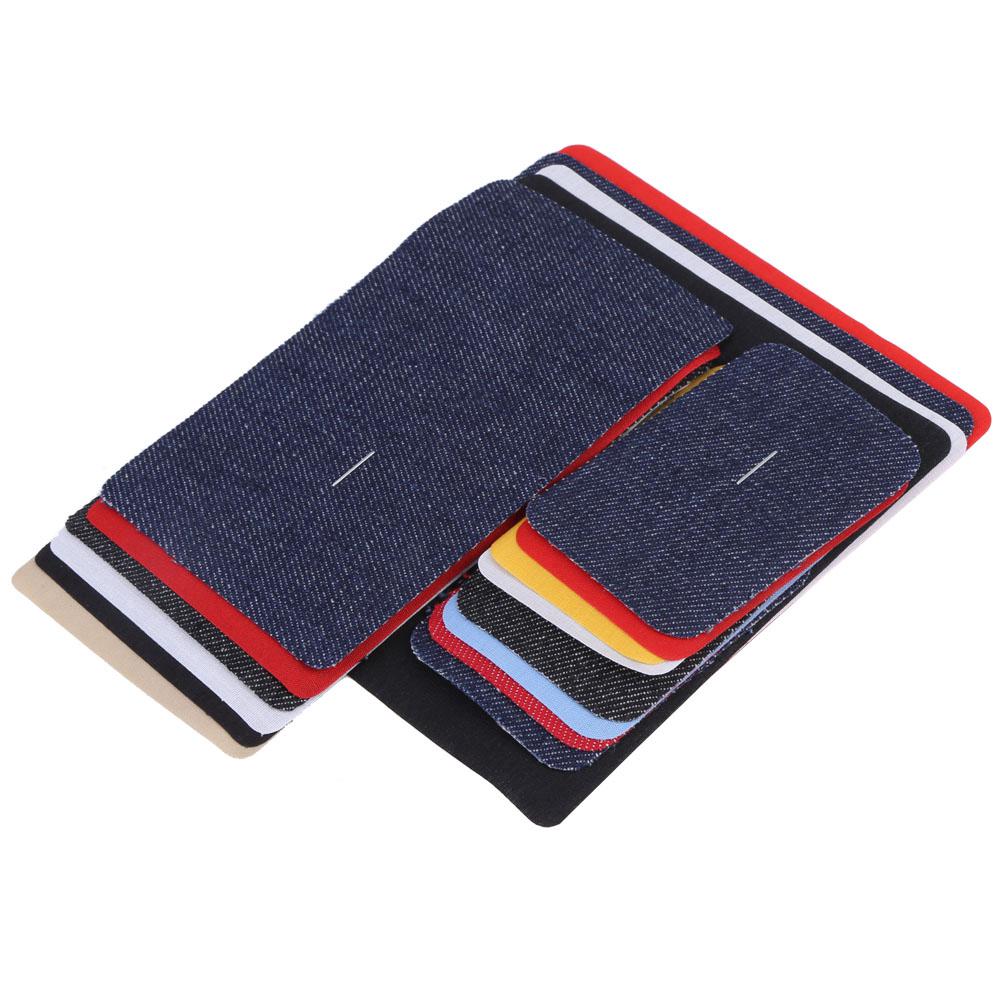 18Pcs Assorted Iron on Jean Mending Patches Repair Kit for Cloth Jeans Hats