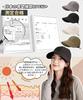 UV Protection Sun Protection Ultra Lightweight Hanging Overwhelming Antibacterial and Wide Sweat Moisture Sun Summer [SIVAN] Women's Hat, [UV