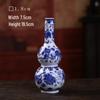 Antique Blue and White Chinese Porcelain Vase - European & American Handicraft for Flower Arrangements