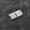 304 Stainless Steel Condiment Dish for Kitchen Dining and Restaurants Rustproof Dipping Bowl Appetizer Plate