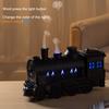 Yousheng Creative Train Humidifier Diffuser 300ml Aromatherapy Essential Oil Diffuser with Color Changing LEDs 2 Mist Modes Quiet Ultrasonic Diffuser